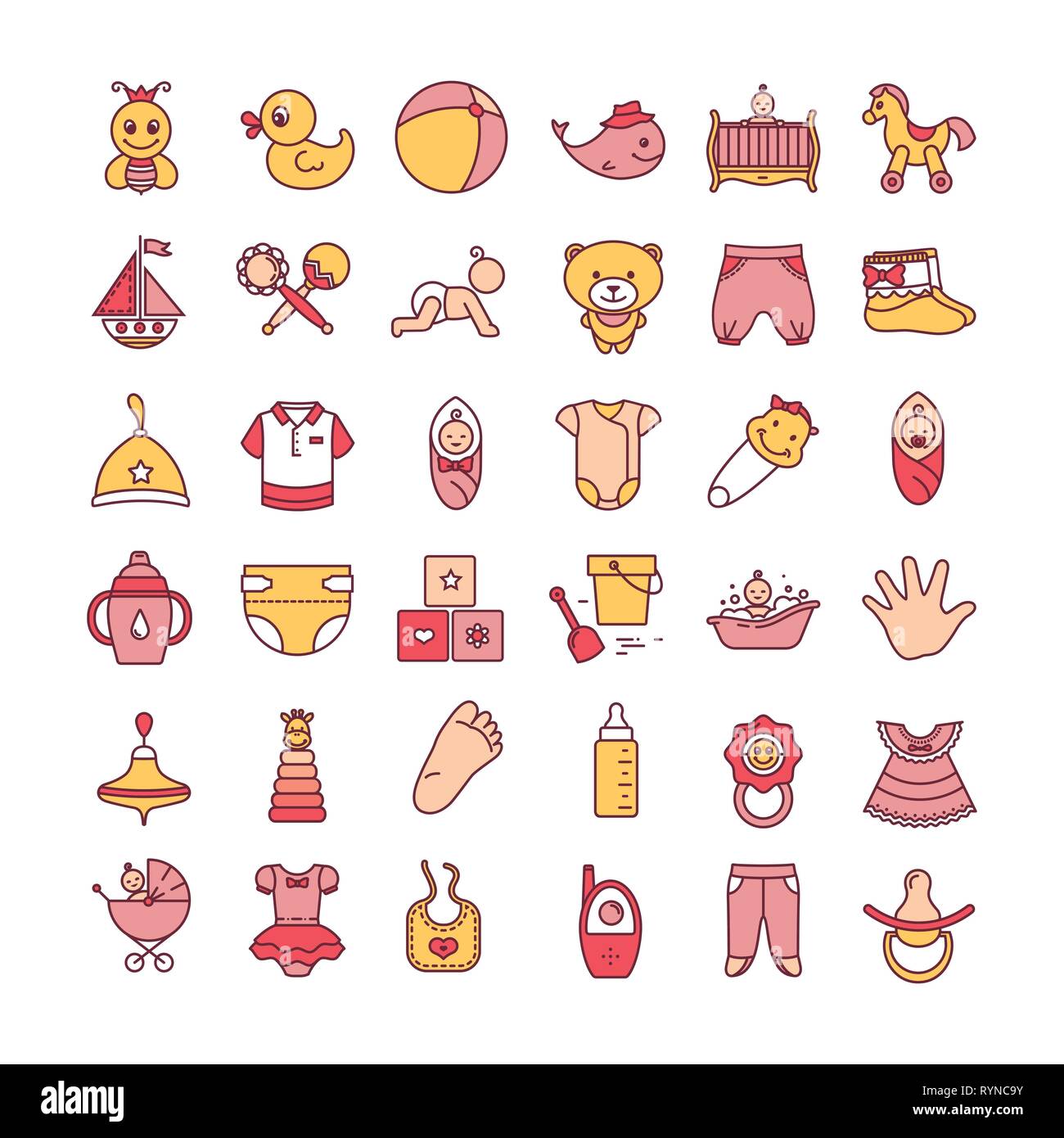baby toys and clothes