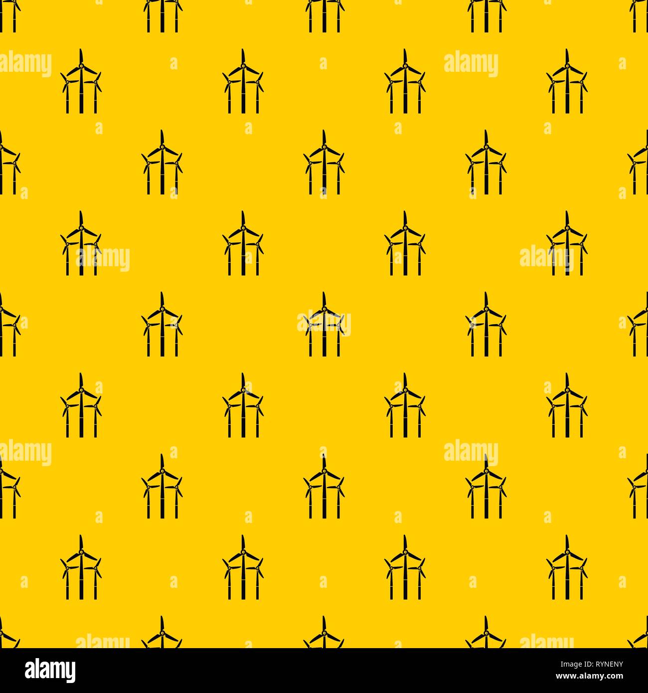 Windmill pattern vector Stock Vector