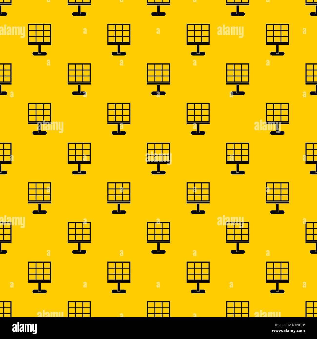 Solar battery pattern vector Stock Vector