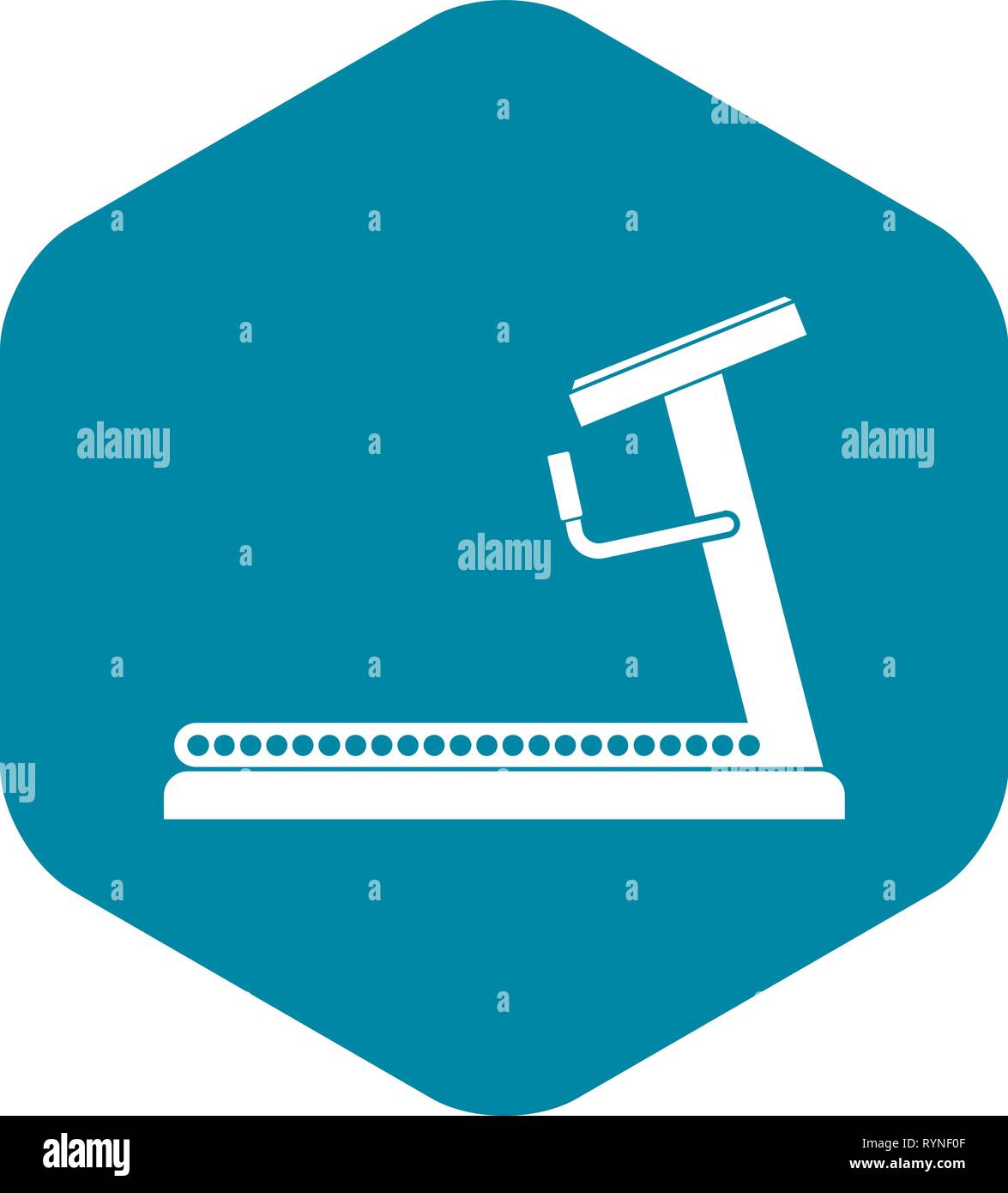 Treadmill icon, simple style Stock Vector Image & Art - Alamy