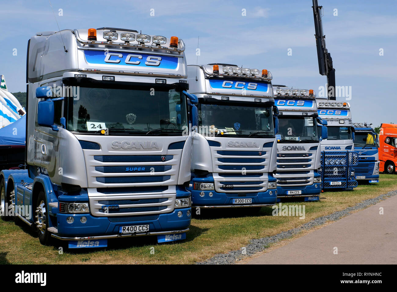 Truckfest South West 2018 truck show, at the Three Counties Showground, in Malvern, Worcestershire, England, UK. Stock Photo