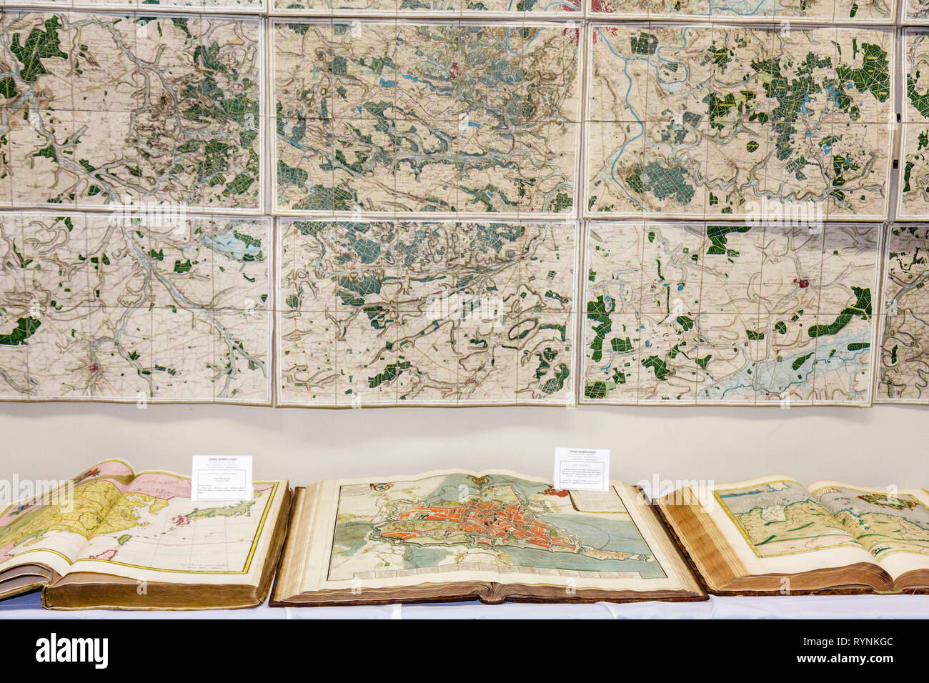 Miami Florida,historical Museum of SouthernMiami Florida,International Map Fair,antique maps,dealers,collectors,hobby,rare,cartography,geography,book, Stock Photo