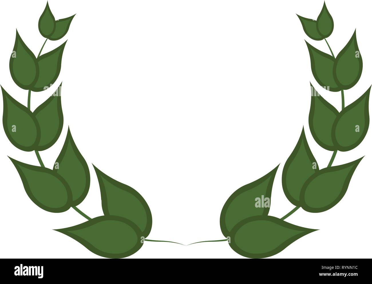 Isolated laurel wreath Stock Vector Image & Art - Alamy