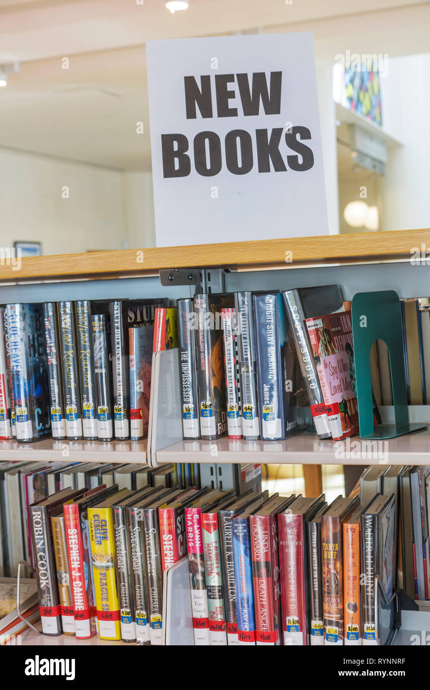 Miami Beach Florida,Public Library,bookshelf,new book,books,sign