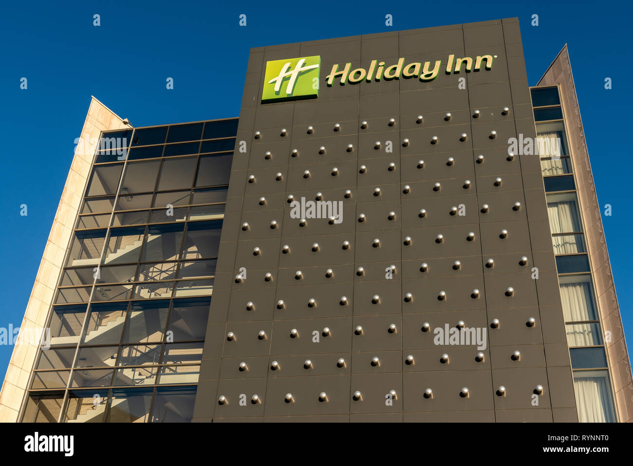 Holiday Inn hotel facade in Sofia Business Park, Sofia, Bulgaria, Eastern Europe, Balkans, EU Stock Photo