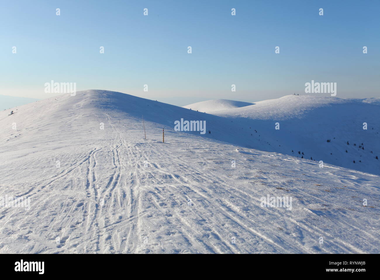 winter mountain Stock Photo