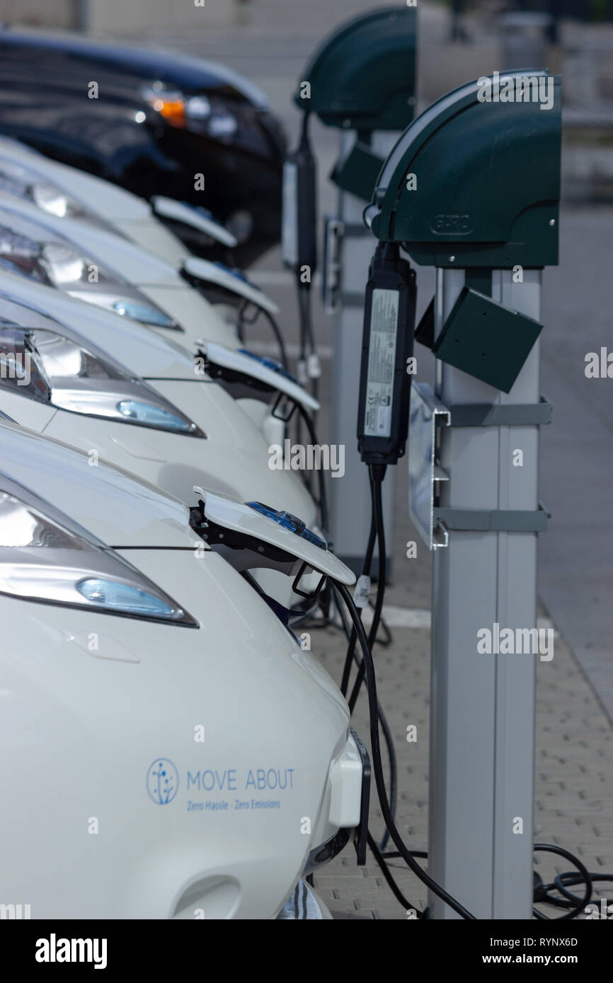 Allelectric car (BEV or EV / AEV /electric or allbattery vehicle