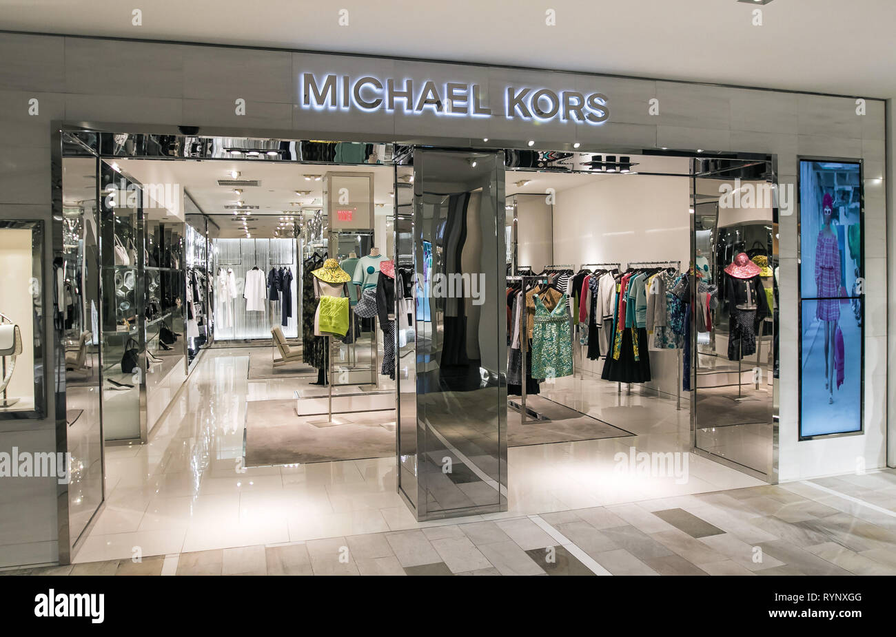 American premium clothing company, Tommy Hilfiger stall seen in a Macy's  department store in New York City. (Photo by Alex Tai / SOPA Images/Sipa  USA Stock Photo - Alamy