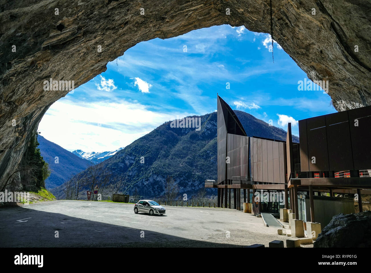 Cave of Niaux, Niaux, Tarascon sur Ariege, Ariege, French Pyrenees, France, Pyrenees Stock Photo