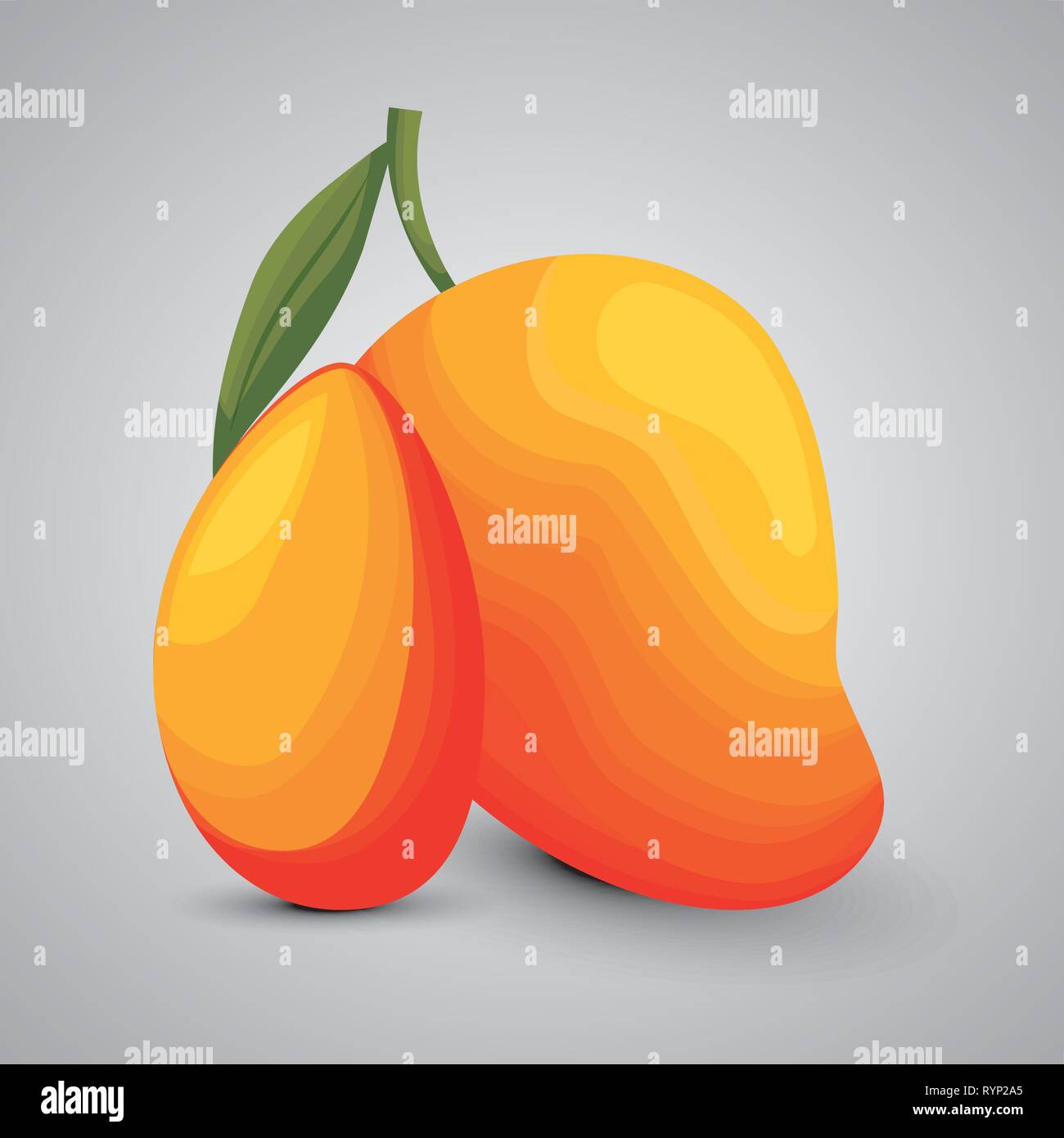 fresh mango fruit healthy vector illustration design Stock Vector Image ...