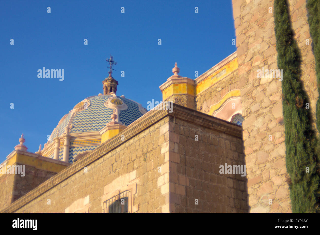 Catholic Church in the capital city of  Aguascalientes state, Mexico Stock Photo