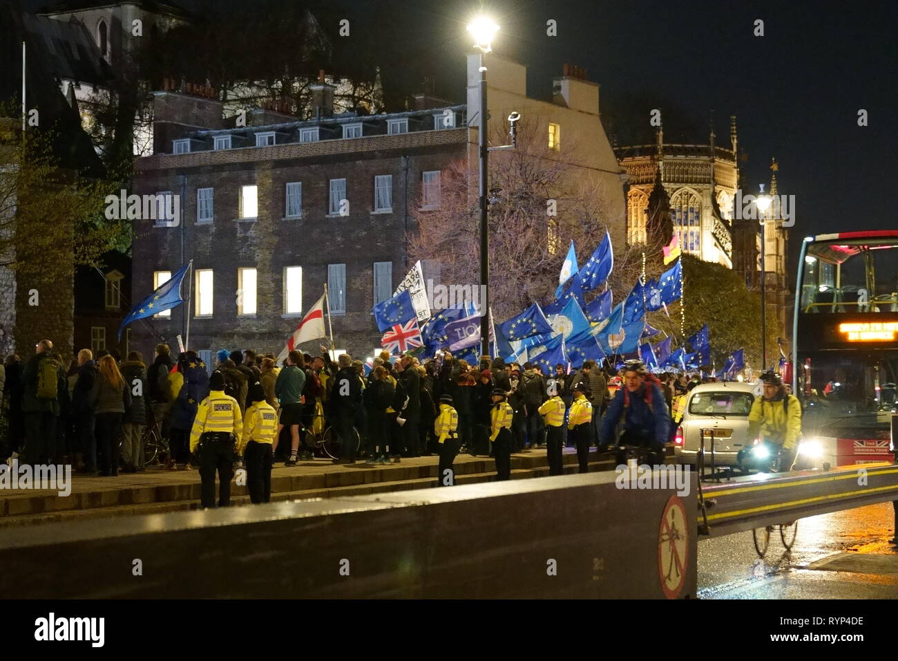 Brexit protest - 12th March 2019 Stock Photo