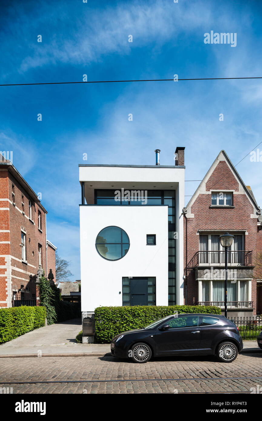 Belgium, Antwerp, CogelsOsylei 29A designed by Christine Conix Stock