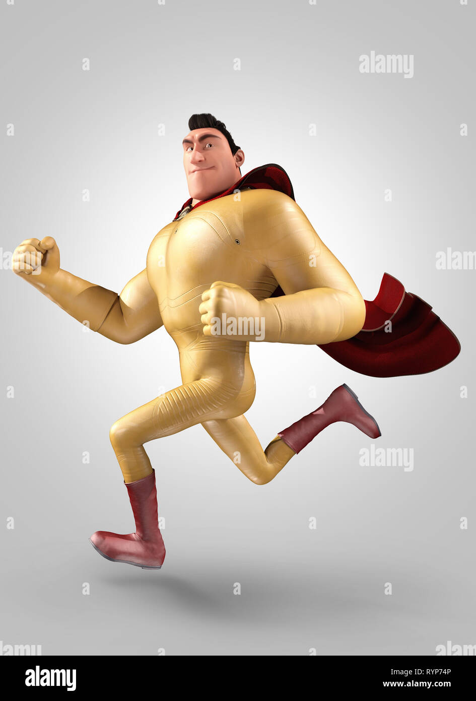 Super hero cartoon hi-res stock photography and images - Alamy
