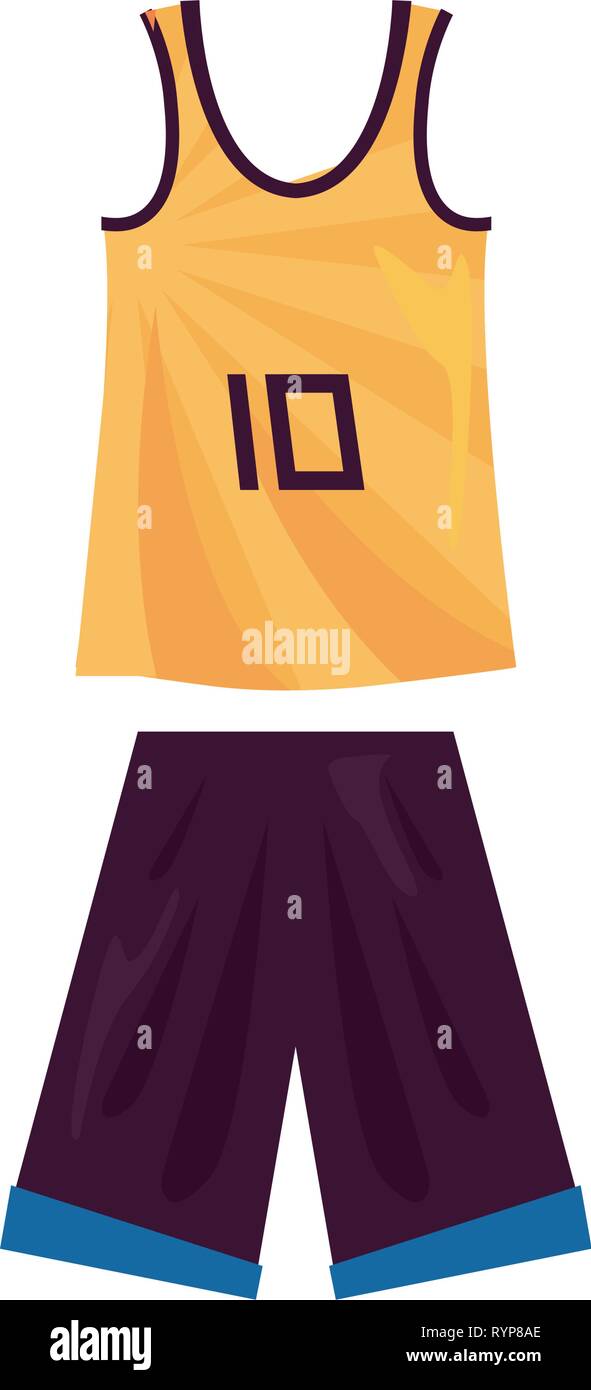 Basketball Uniform Or Sport Jersey Shorts Socks Template For Basketball  Club Front And Back View Sport Tshirt Design Tank Top Tshirt Mock Up With  Basketball Flat Symbol Design Vector Stock Illustration 