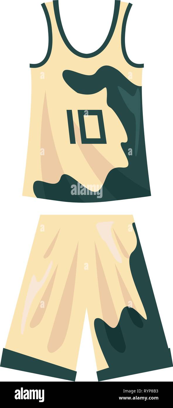 basketball uniform sport jersey shorts vector illustration Stock Vector  Image & Art - Alamy