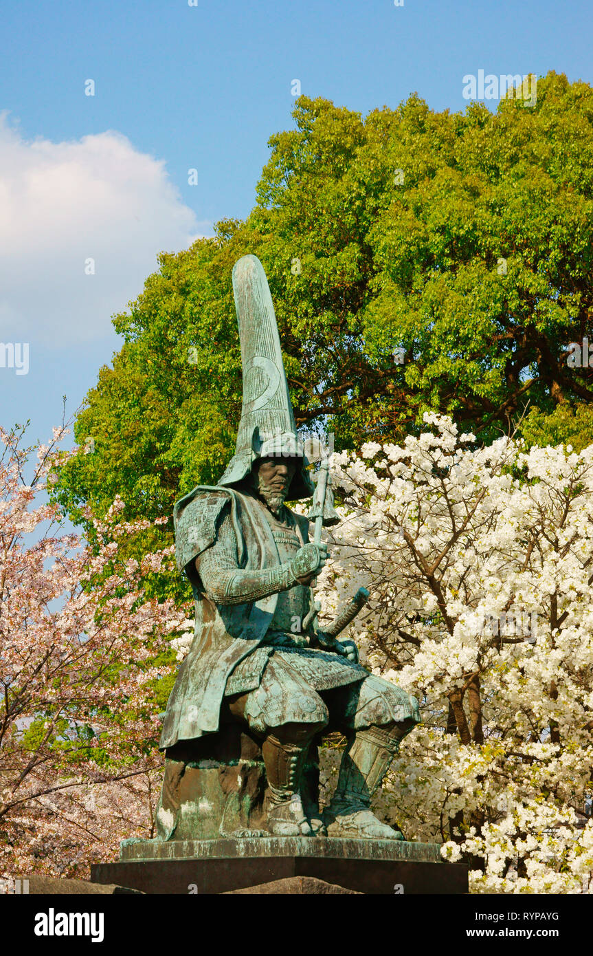 Statue of Kato Kiyomasa, Kumamoto Prefecture, Japan Stock Photo Alamy