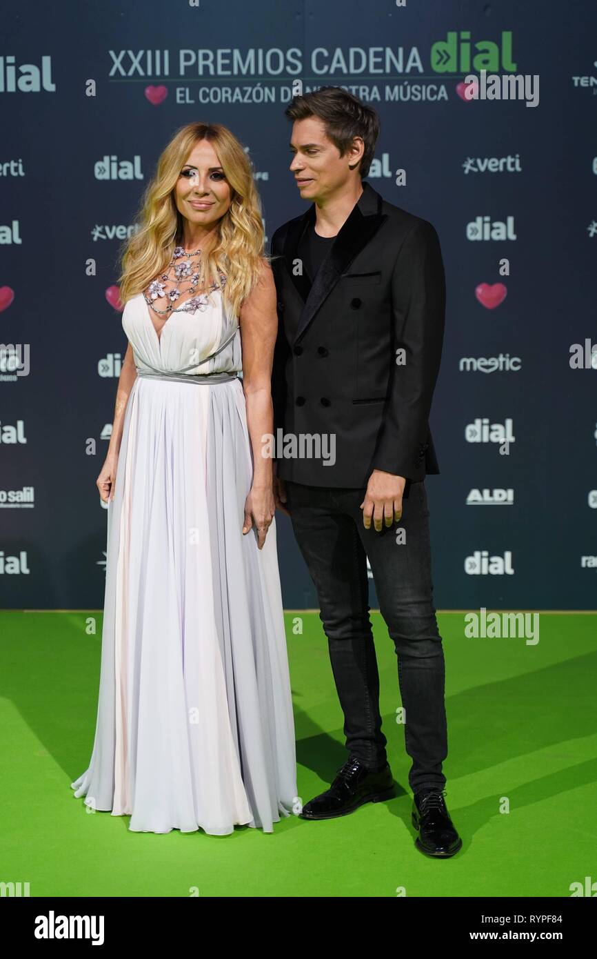 Singers Marta Sanchez And Carlos Baute During 23 Edition Of The Cadena Dial Awards In Tenerife Thursday March 14 2019 Cordon Press Stock Photo Alamy