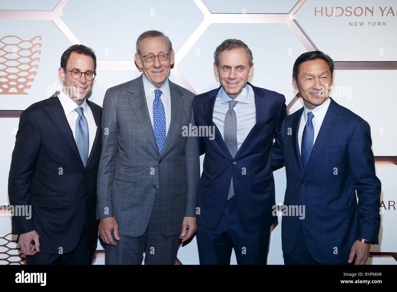 New York NY USA. 14th Mar 2019. Jeff Blaue Stephen Ross Bruce