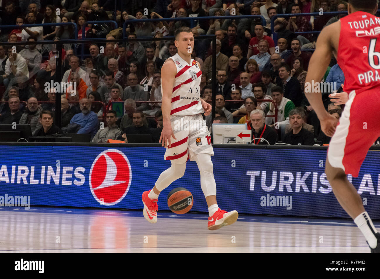 Milan Italy 14th Mar 2019 Nemanja Nedovic 16 Of Ax Armani Exchange Olimpia Milano And During The 2018 2019 Turkish Airlines Euroleague Regular Season Round 26 Game Between Ax Armani Exchange Olimpia Milano