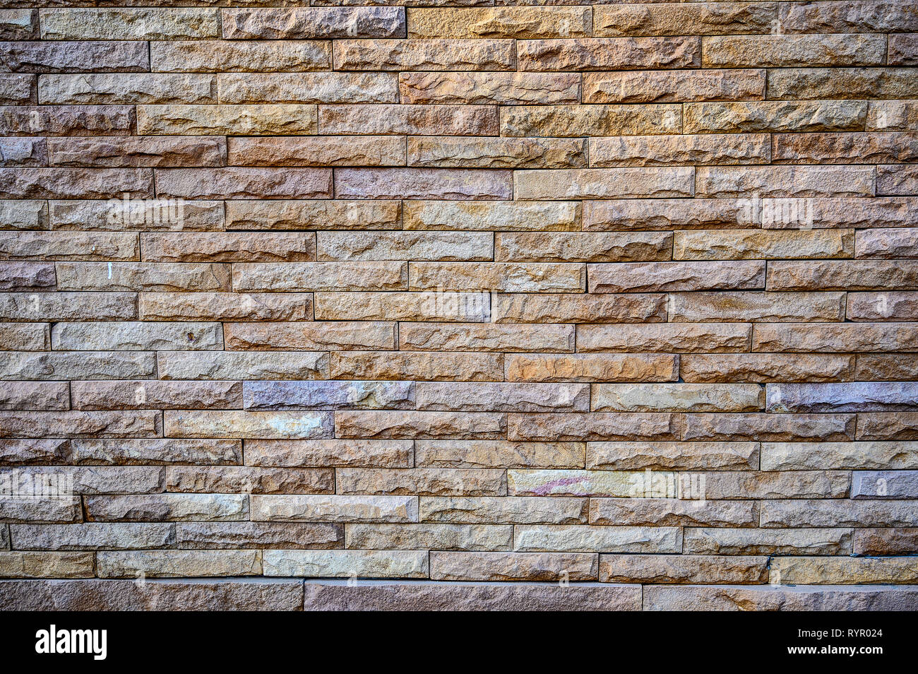 Old brown stone bricks wall pattern background of brick wall Stock ...