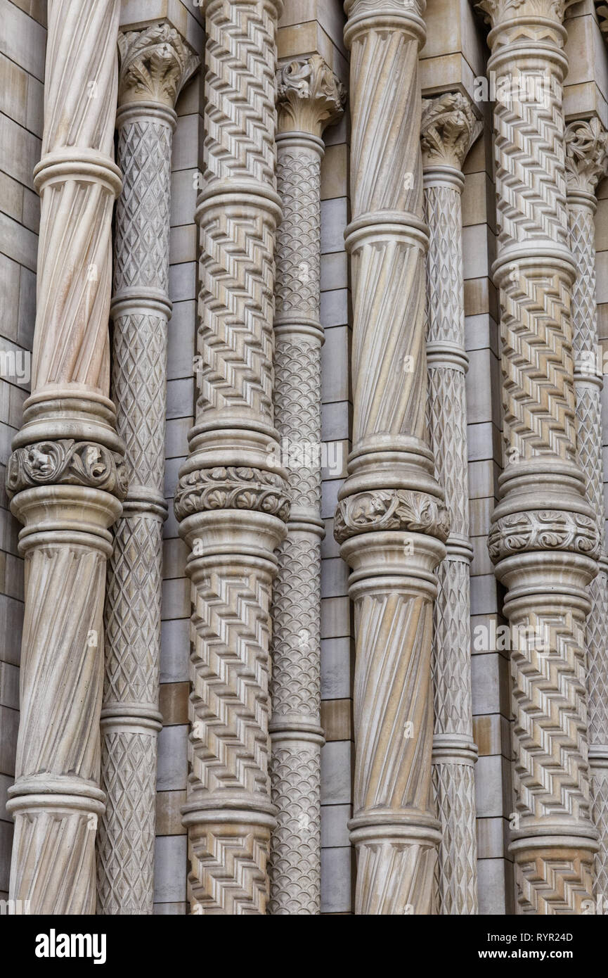 Decorative stone pillars Stock Photo Alamy