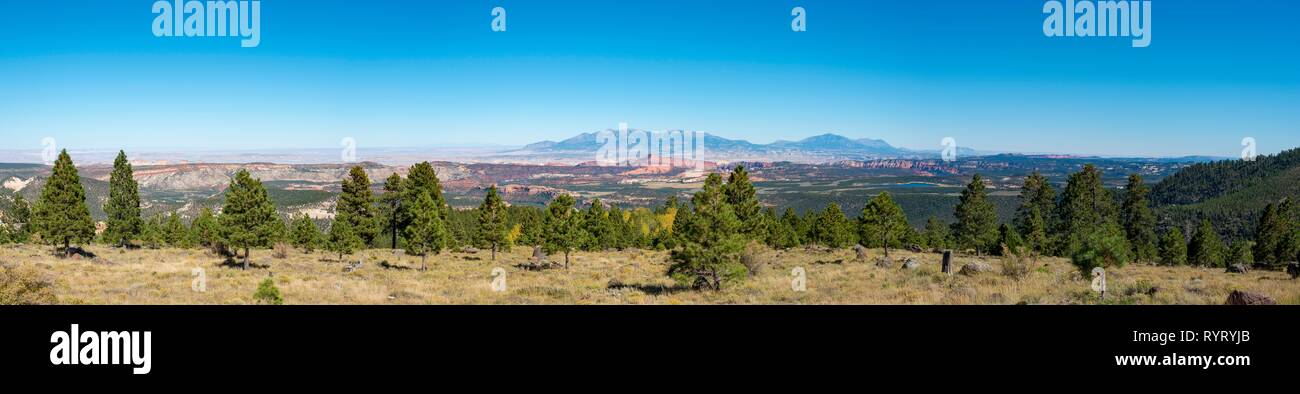 Panorama, View of Capitol Reef National Park, Utah, Southwest, USA Stock Photo