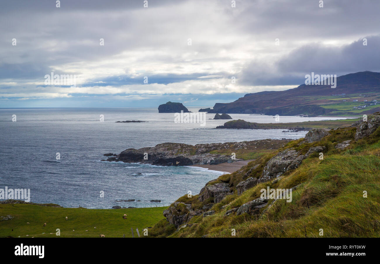 landscapes at Malin Head Stock Photo - Alamy