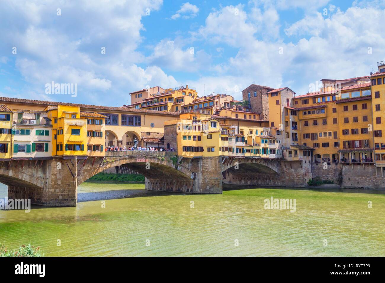 Ponte Vecchio, Florence, Tuscany, Italy Stock Photo