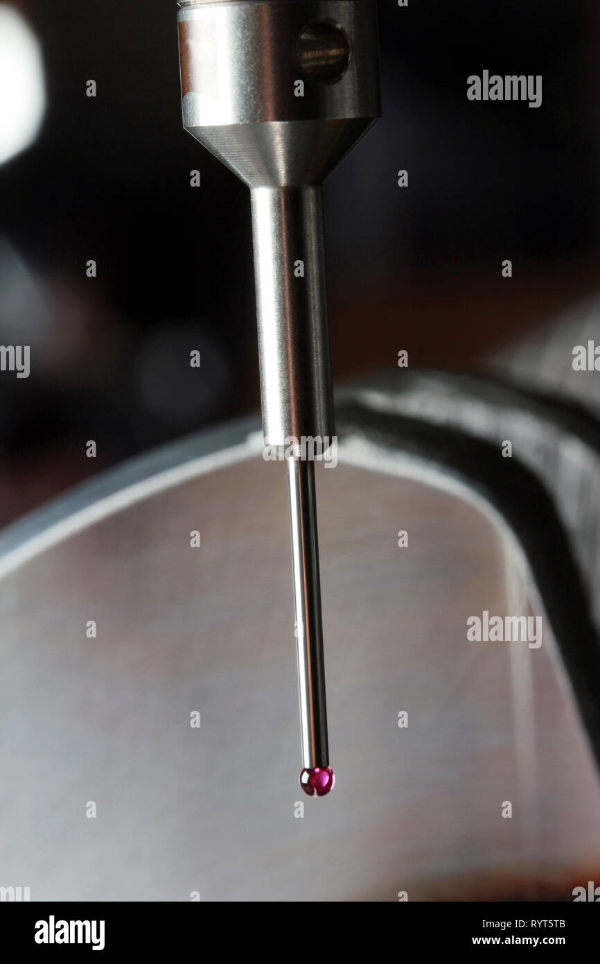 Measurement in mechanical engineering Stock Photo Alamy