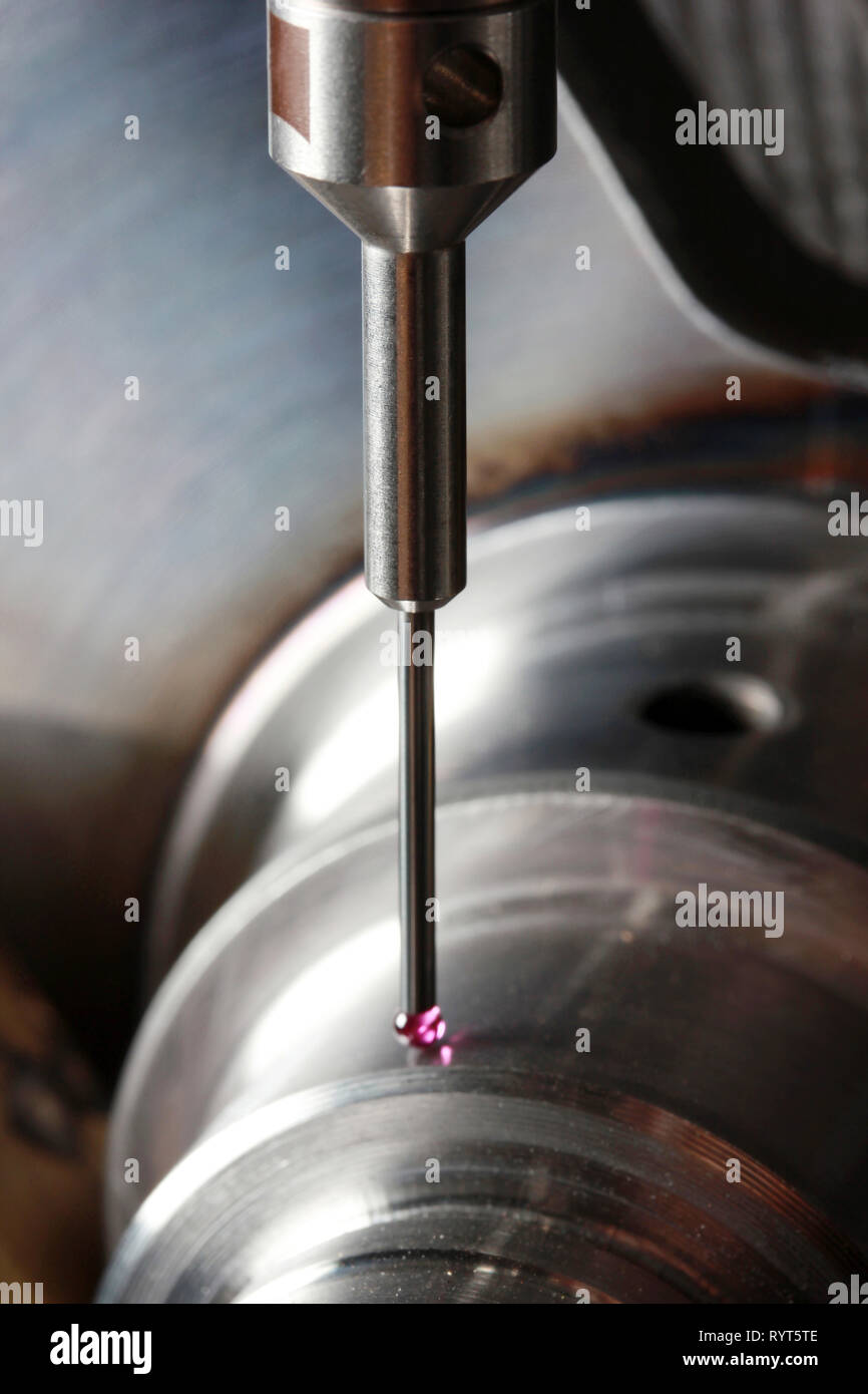 Measurement in mechanical engineering Stock Photo Alamy