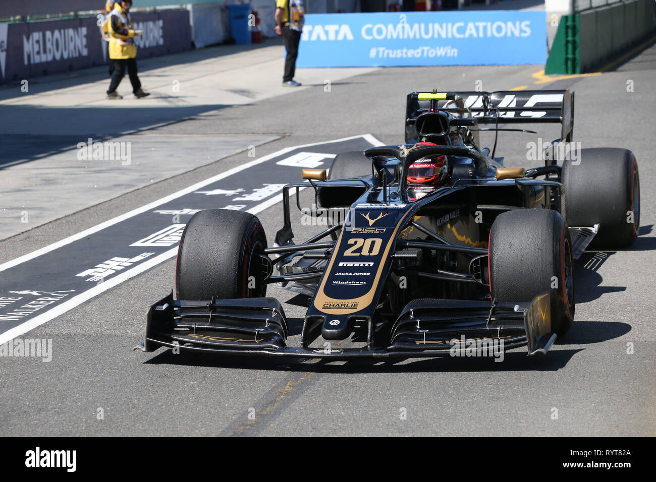 Melbourne, Australia Sport Grand Prix Formula One Australia 2019 In the  pic: free Practice 1, Kevin Magnussen (DEN) Haas F1 Team VF-19 Credit:  LaPresse/Alamy Live News Stock Photo - Alamy