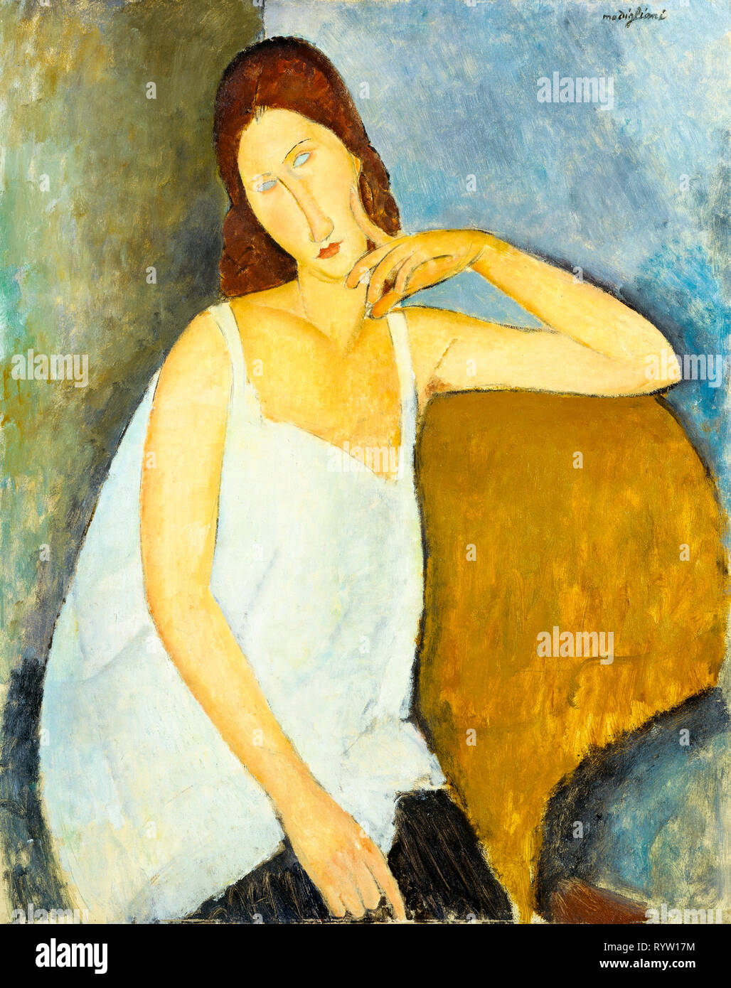 Amedeo Modigliani, Jeanne Hebuterne portrait, 1919 Stock Photo