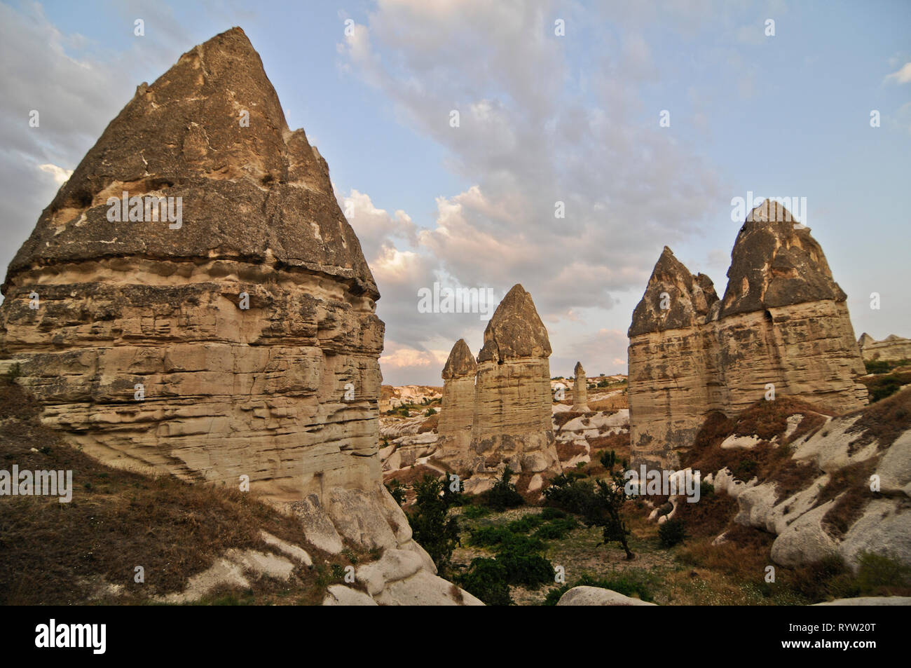 Cappadocia fairy chimneys (Turkey) Stock Photo