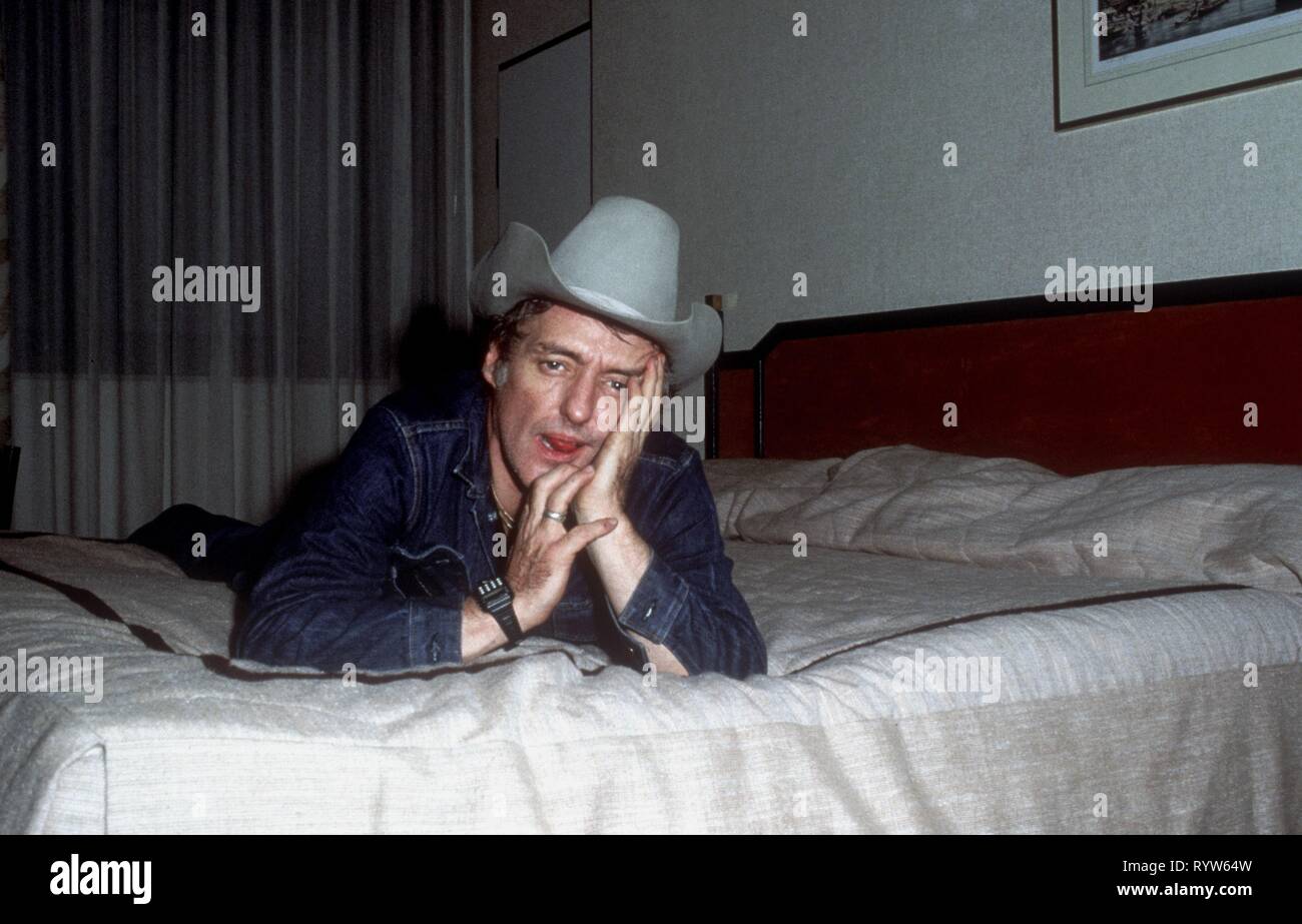 American actor Dennis Hopper at the InterContinental hotel bar in