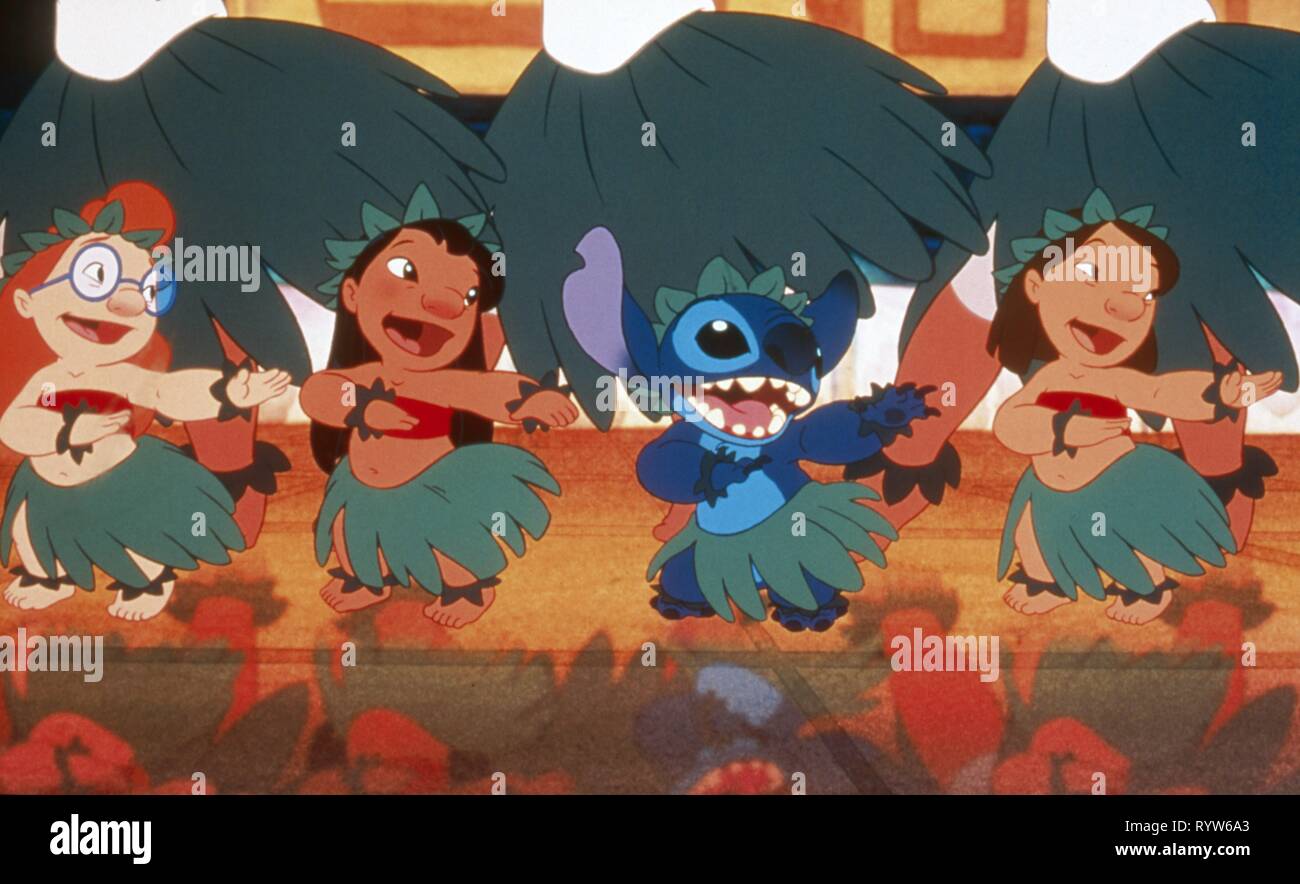 Lilo and Stitch  Year: 2002 USA Director: Dean DeBlois, Chris Sanders Animation Stock Photo