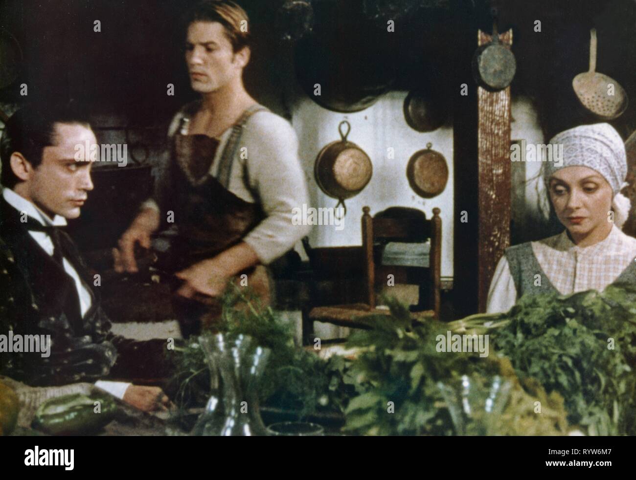 Blood for Dracula Year : 1974 Italy / USA Director : Paul Morrissey Udo Kier, Joe Dallesandro, Milena Vukotic Stock Photo