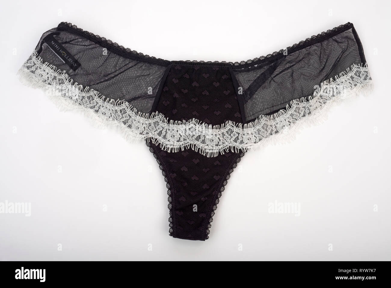 Mimi Holliday partly see-through knickers Stock Photo - Alamy