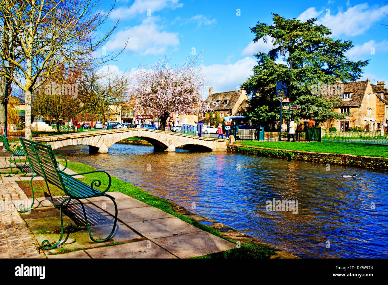 Bourton on the Water, Cotswolds, Gloucestershire, England Stock Photo Alamy