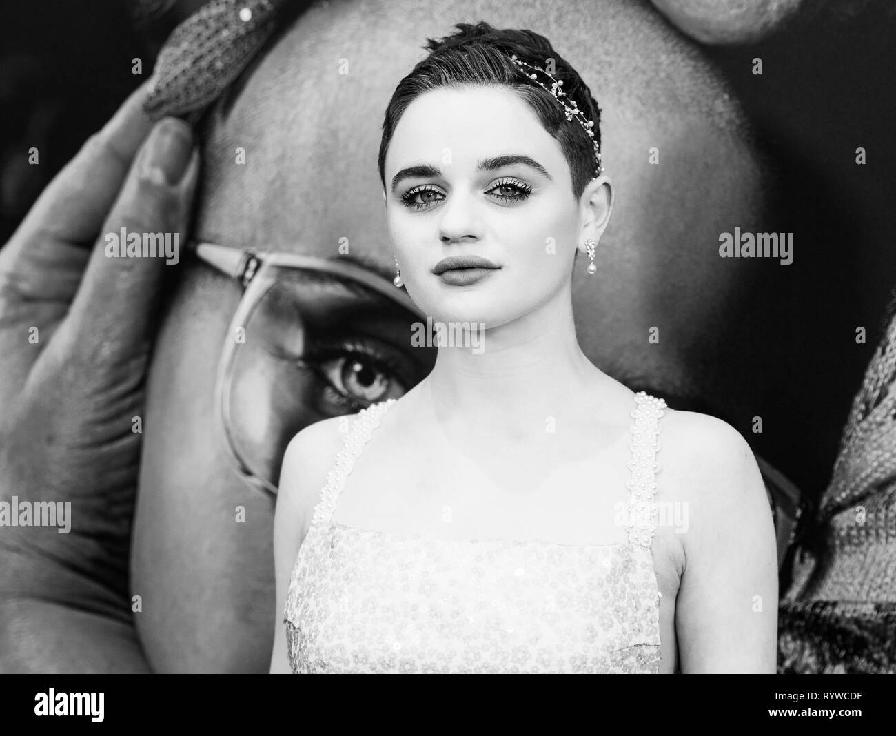 Joey King wearing dress by Markarian attends the premiere of Hulu's
