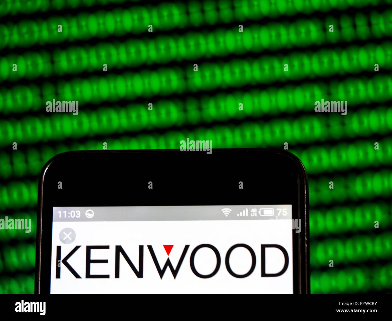 Kenwood Limited company logo seen displayed on smart phone Stock Photo -  Alamy