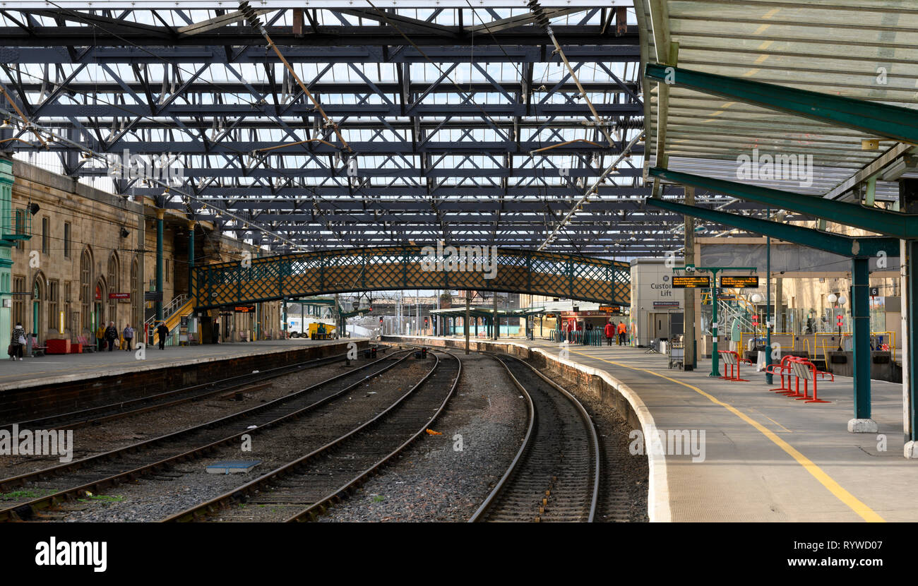 Carlisle Citadel Railway Station, Carlisle, Cumbria, England, UK Stock Photo