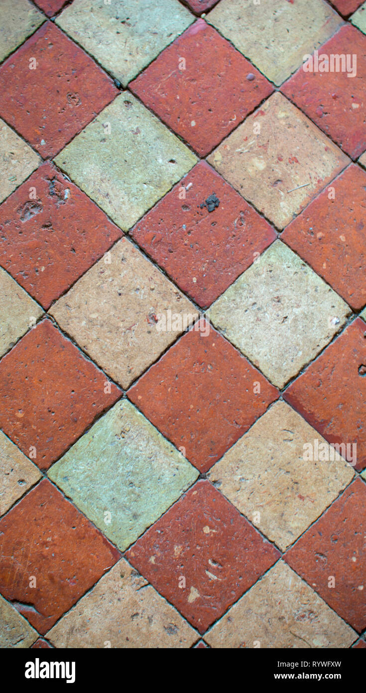 checker board tile floor Stock Photo Alamy