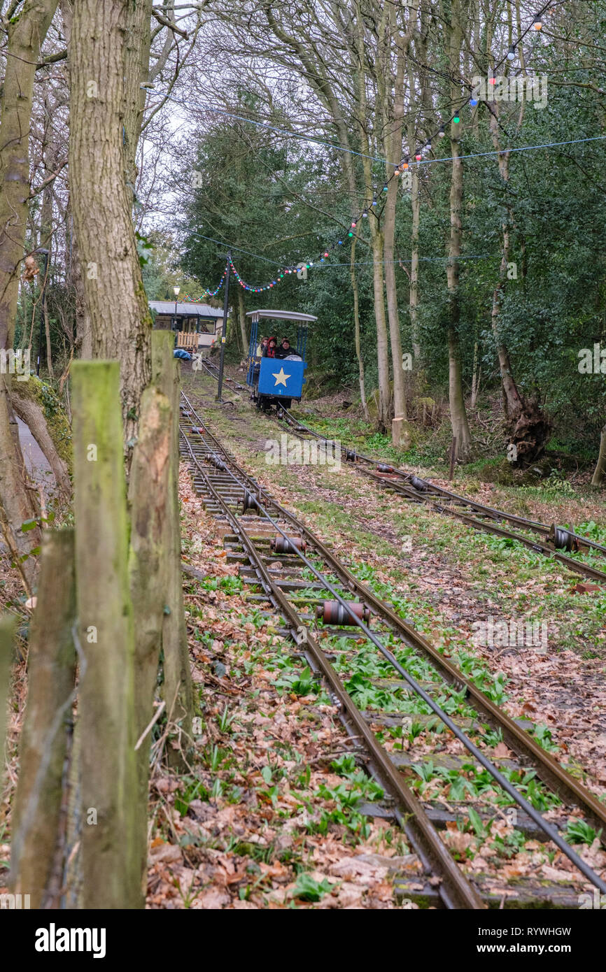 Shipley Glen tramway, Baildon, West Yorkshire, England Stock Photo Alamy