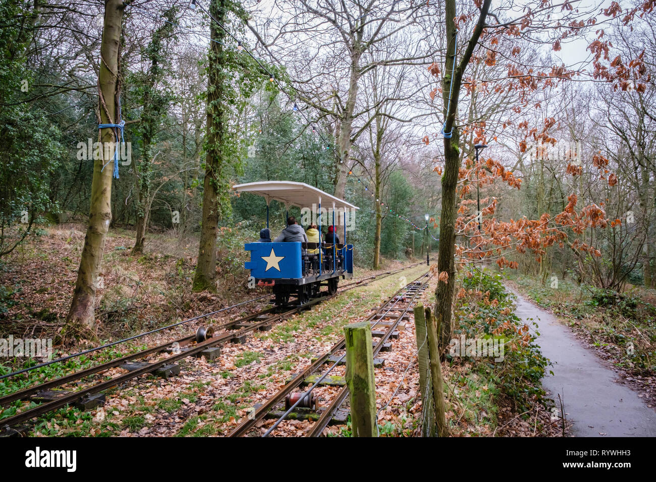Shipley Glen tramway, Baildon, West Yorkshire, England Stock Photo Alamy