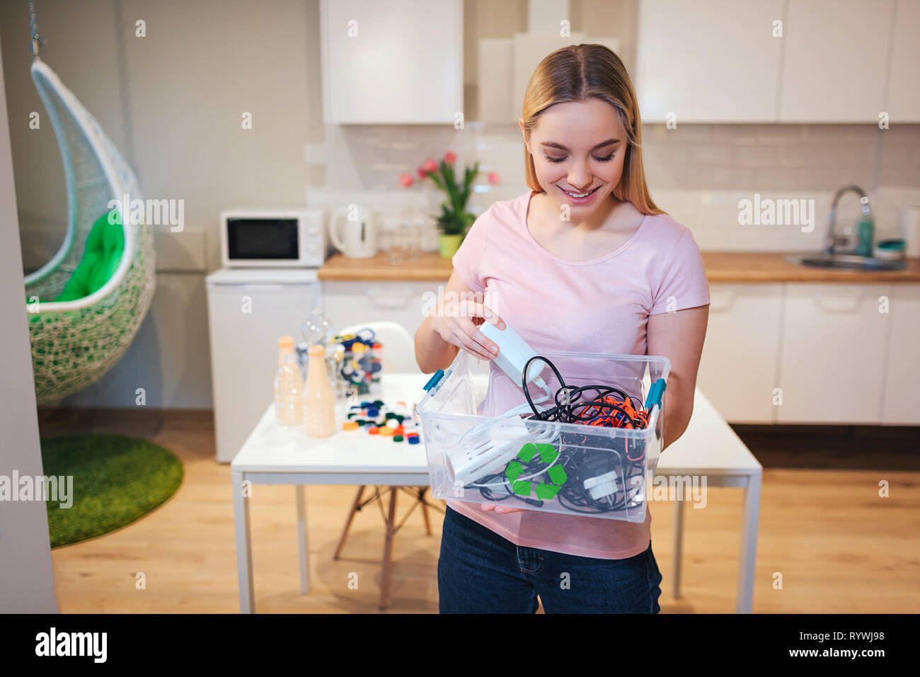 Waste container holding hires stock photography and images Alamy