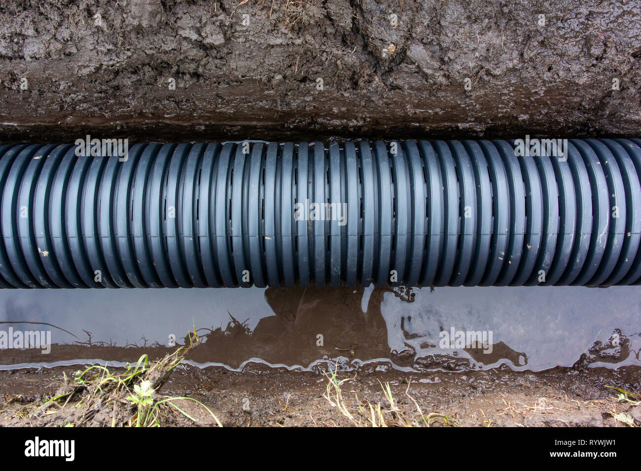 Agricultural drainage pipe hires stock photography and images Alamy