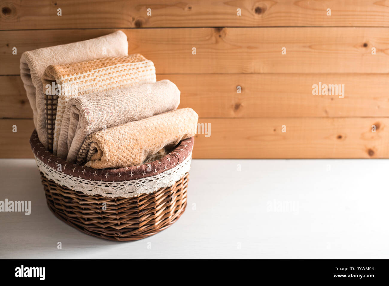 Sauna towel hi-res stock photography and images - Alamy