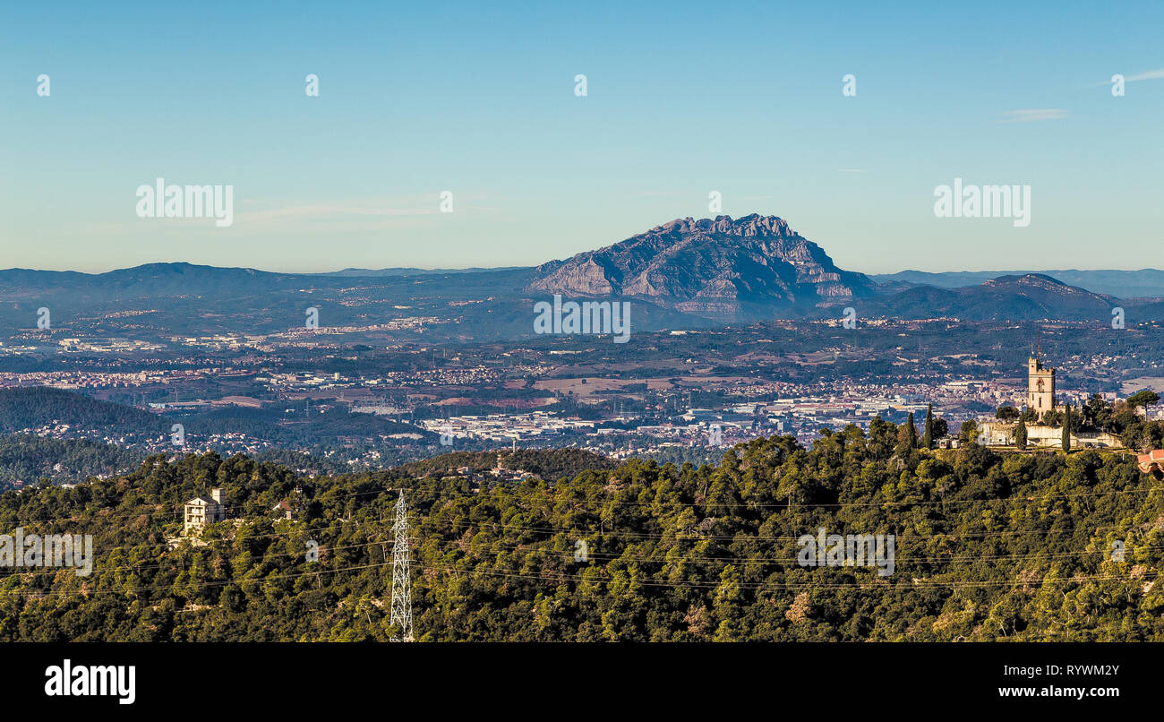 Montserrat Barcelona Spain Europe. Stock Photo