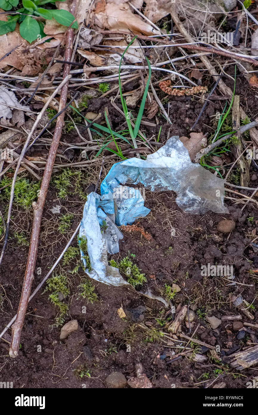 Environmental image of Waste with a Plastic nonbiodegradable Plastic